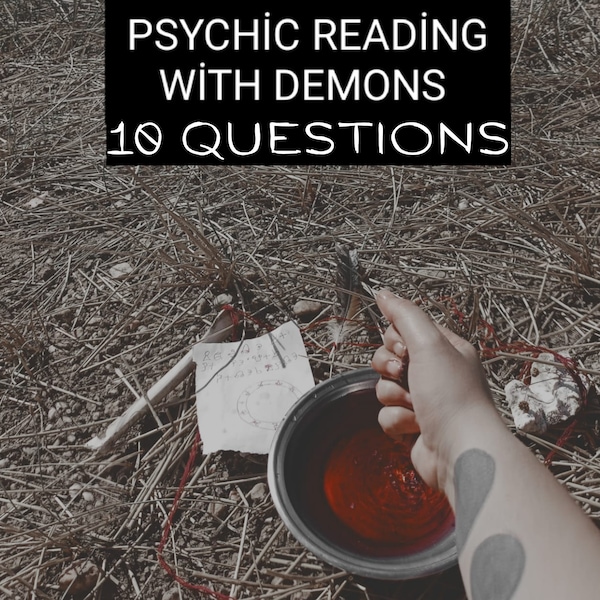 Psychische Kartenlegung mit Dämonen - 10 Fragen - Zukunftserzählung - (innerhalb von 48 Stunden)