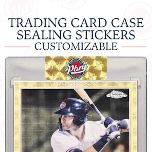 Custom Trading Card Sealing Stickers: Glossy, Matte, Holographic