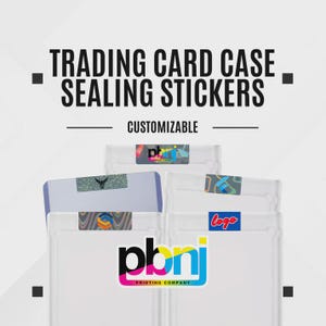 Stickers d'étanchéité personnalisés pour cartes à collectionner - Idéal pour les reconditionnés, les casse-croûte et les collectionneurs