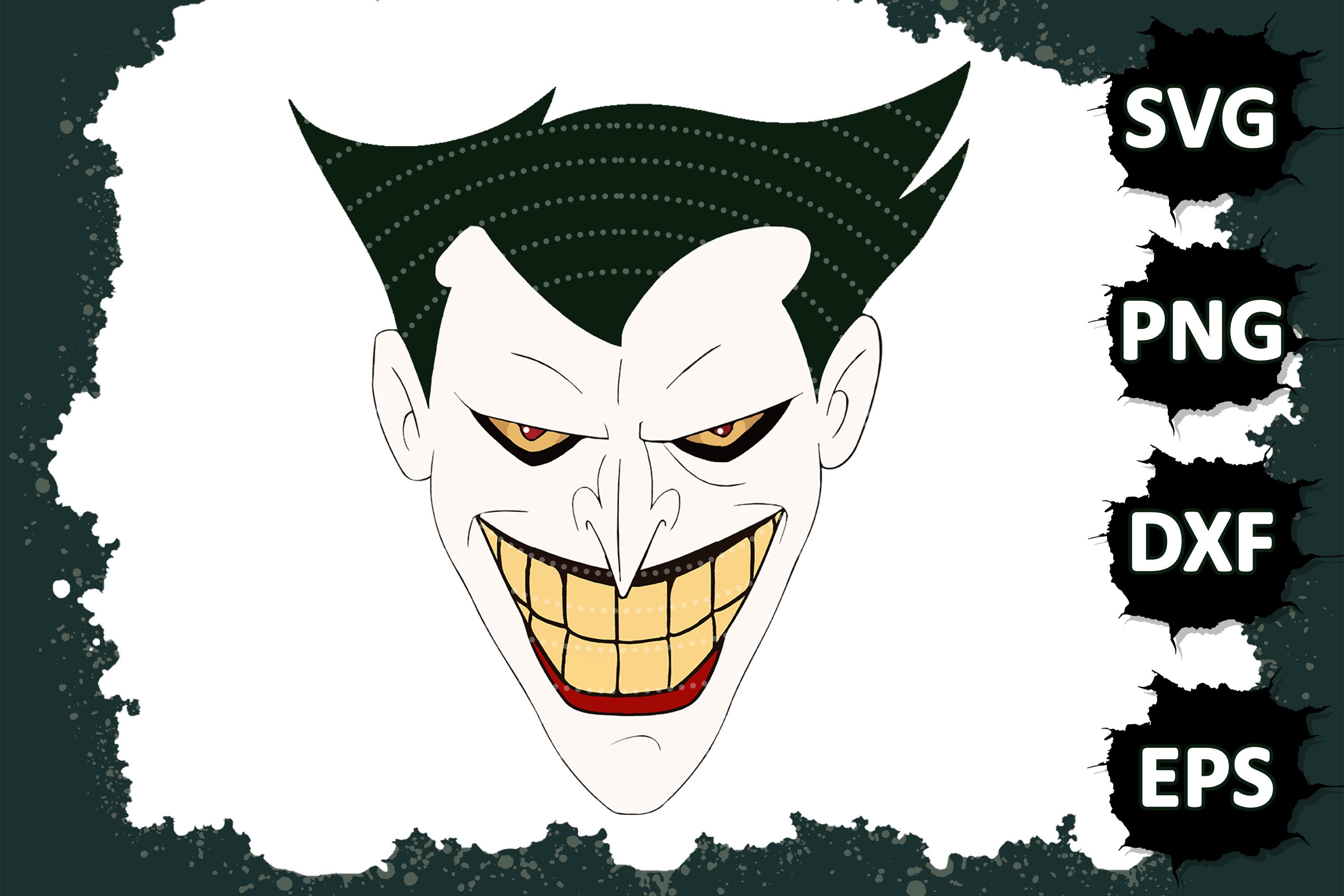 Joker Face Svg Cut Files Silhouette Design - Etsy Australia Joker Face Svg Cut Files Silhouette Design - Etsy Australia
