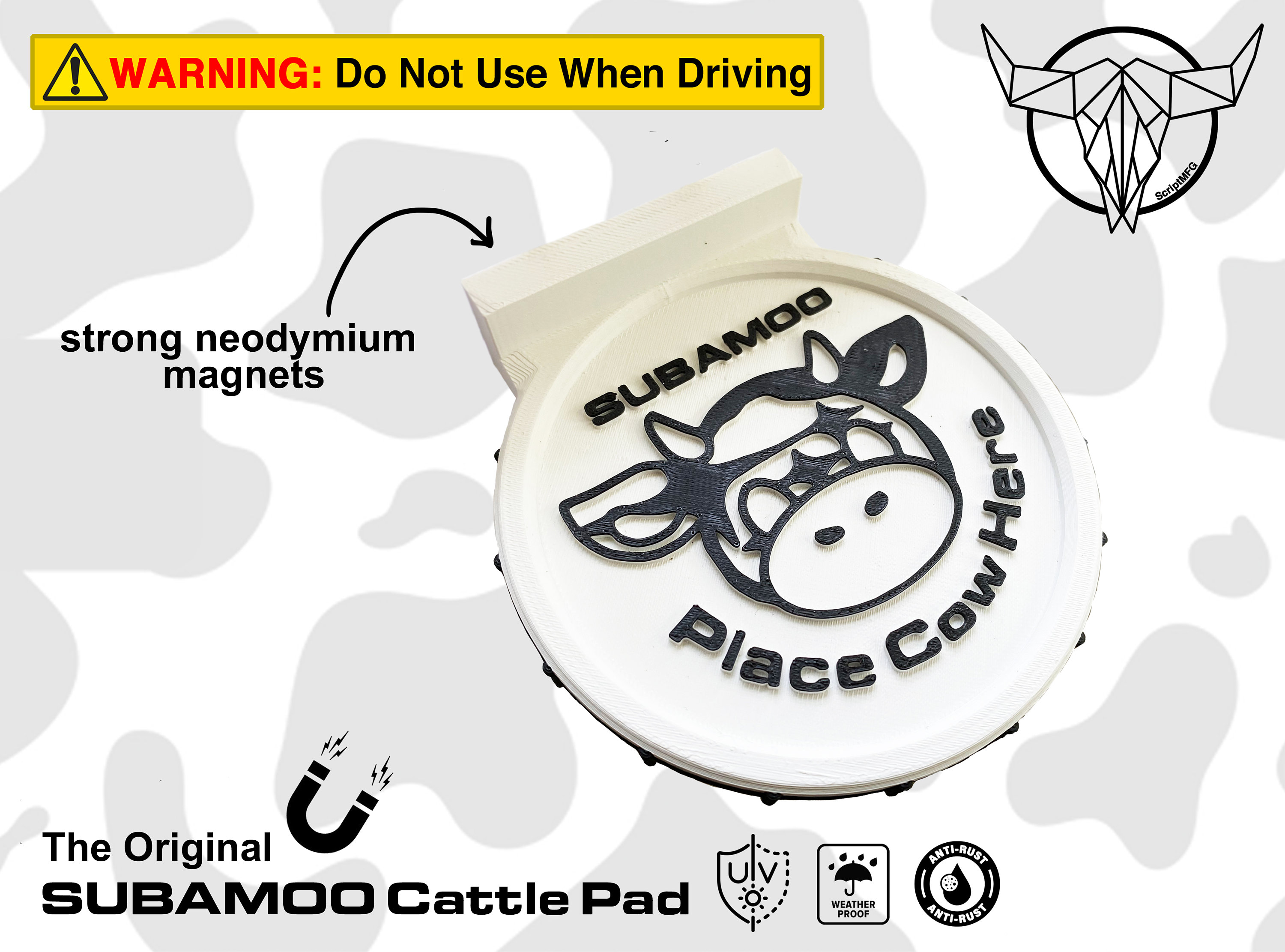The Original SUBAMOO Cattle Pad (Magnetic)
