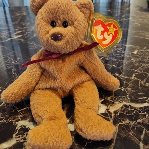 TY  Curly Beanie Baby w/ERRORS - Rare