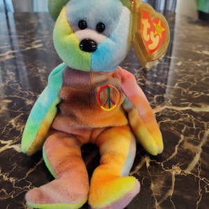 TY  PEACE Beanie Baby w/ERRORS - Rare in Mint Condition