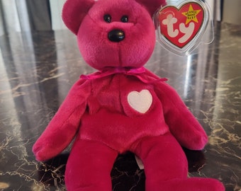 TY VALENTINA Beanie Baby w/ERRORS - Rare in Mint Condition