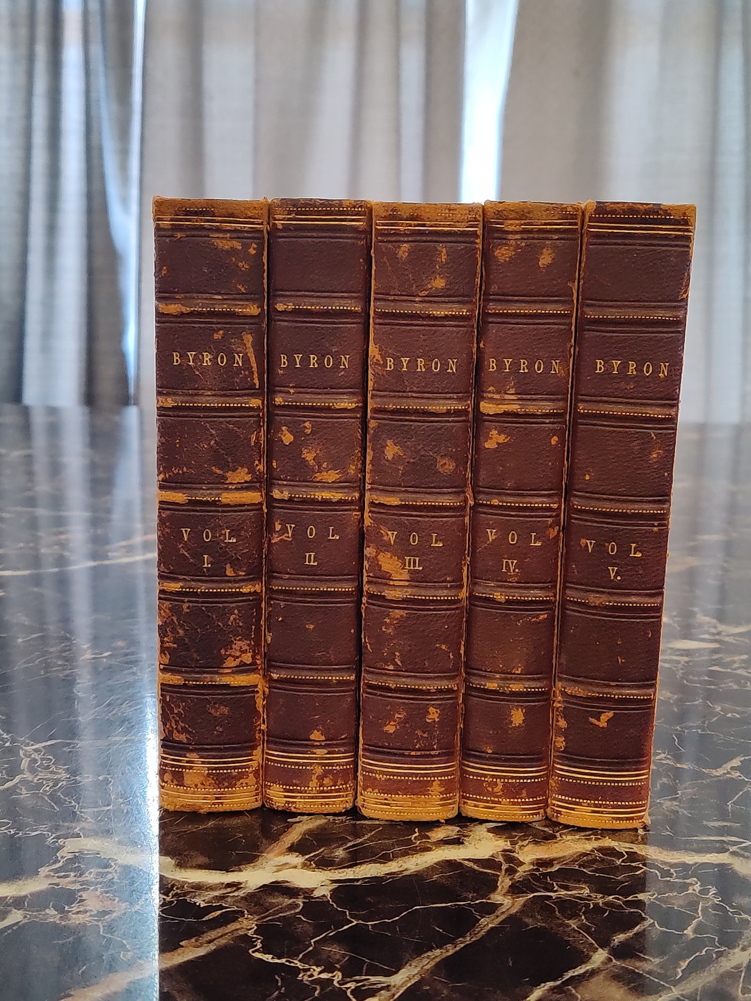 The Works of Lord Byron - Complete Five Volume Set - 1842 - Etsy