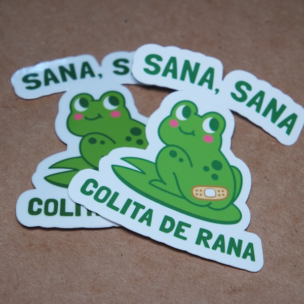 Sana Sana Colita de Rana Sticker