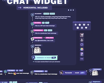 Minimal Chat widget | StreamElements