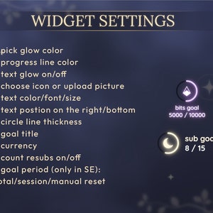 TwitchYoutube Goal widget for Stream zdjęcie 3