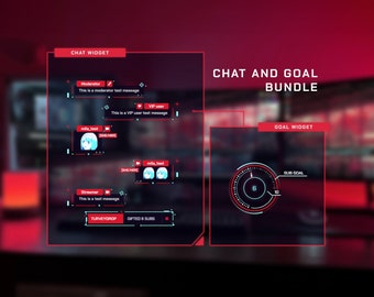 Chat + goal bundle Streamlabs & Streamelements [3]