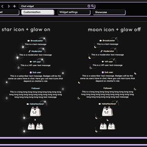Chat Widget for Twitch Streamelements Different Roles - Etsy