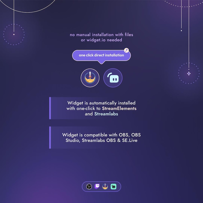 Tor-Widget | Twitch & Youtube | StreamElements Streamlabs | Obs | Farbverlauf Bild 5