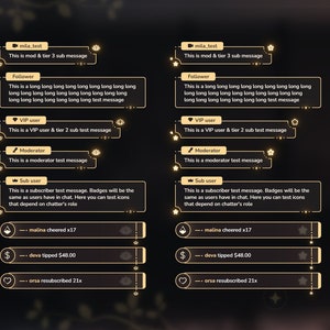 Chat Widget Streamelements [multiple Decor Options] - Etsy