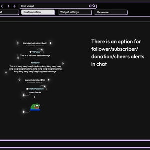 Chat Widget for Twitch Streamelements Different Roles - Etsy
