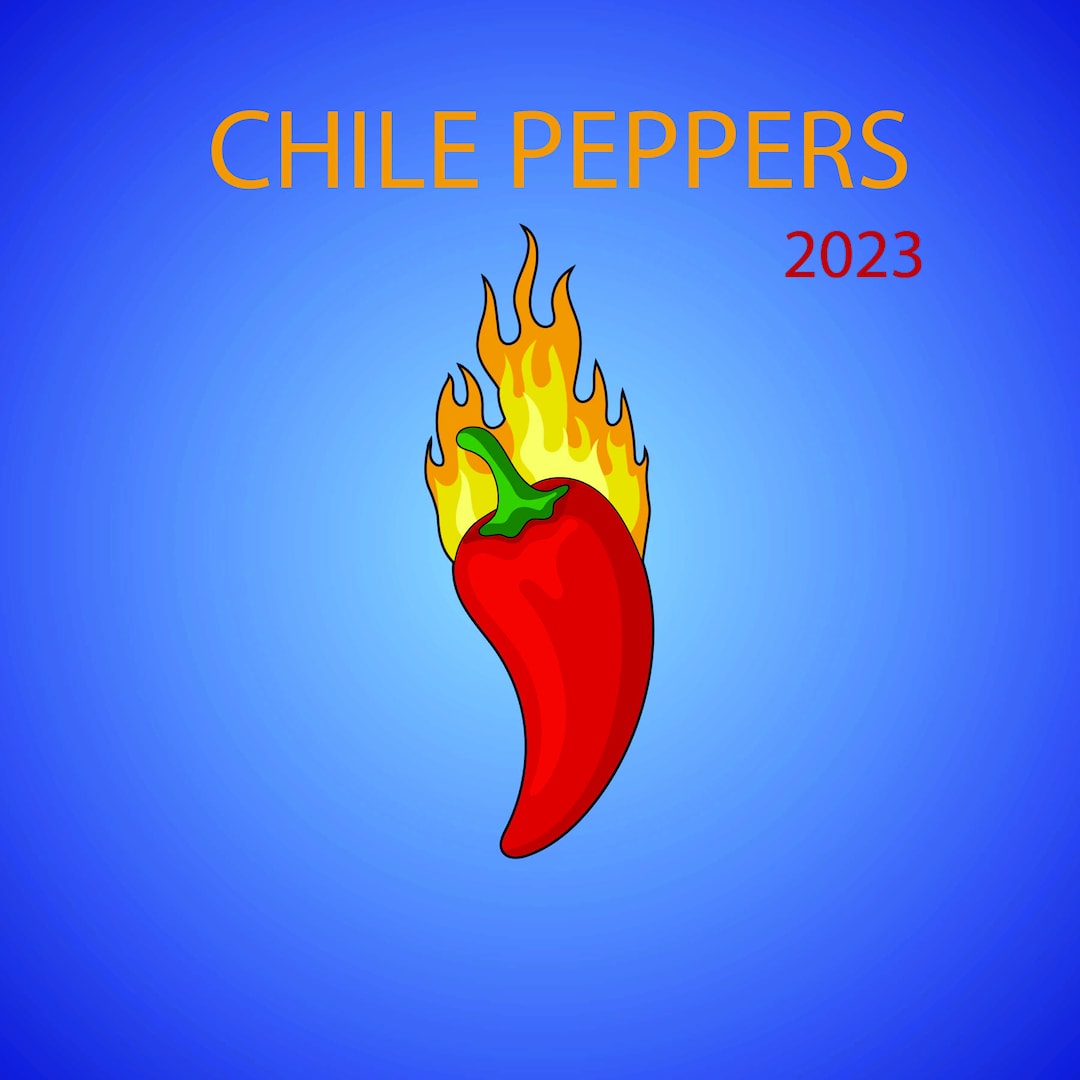 Chili Peppers 2023 Wall Calendar Etsy chili-peppers-2023-wall-calendar-etsy