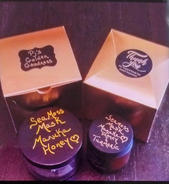 Sea Moss Mask Manuka Honey Turmeric Etsy
