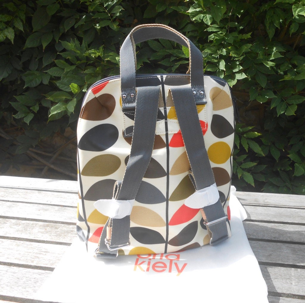 Orla Kiely Ladies Bestie Backpack in Classic Multi-stem - Etsy display picture 1