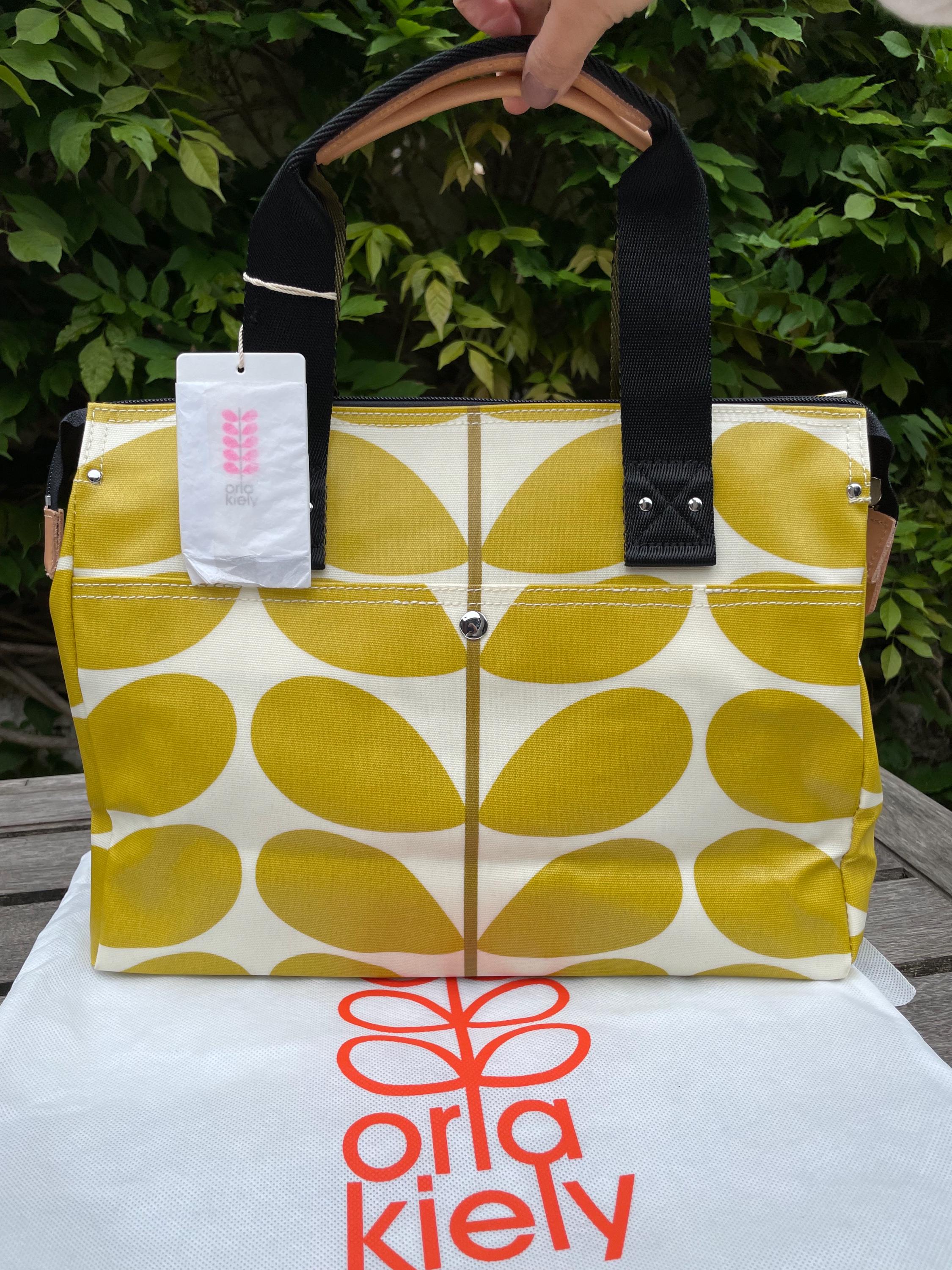 Orla Kiely Ladies Solid Stem Watson Sunflower Backpack Zip