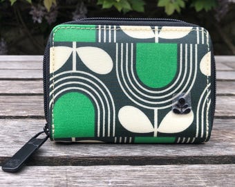 Bolso mediano Orla Kiely con estampado de tulipanes a rayas, recuérdame