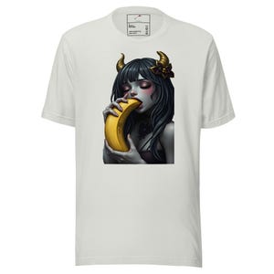 Peel the Fun: Cheeky Men's Graphic Tee Luckeladybug Brand