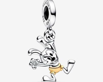 Disney 100th Jahrestag Micky Maus Anhänger, Charms für Armband, Mädchen baumeln Charm, Patronus Charm, beste Geschenke,