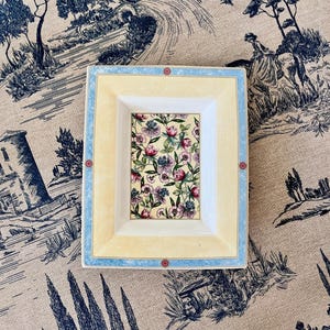 Antique Wedgwood Sarah Vintage Rectangular Decorative/Trinket/catchall Dish Floral Bone China England Cottagecore | Plat Rectangulaire 20 cm