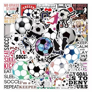 Pegatinas de fútbol deportivo de alta calidad/resistentes al agua/equipaje/monopatín/guitarra/portátil