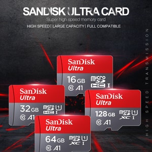 新品 オリジナル サンディスク ウルトラ 100MB/s 32GB 64GB 128GB マイクロ SD SDHC クラス 10 メモリ カード