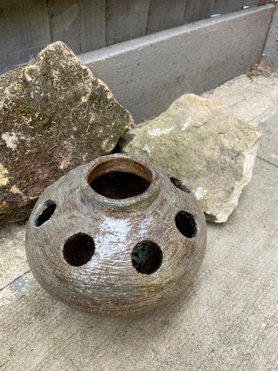 Ceramic Hand Built Ikebana Etsy