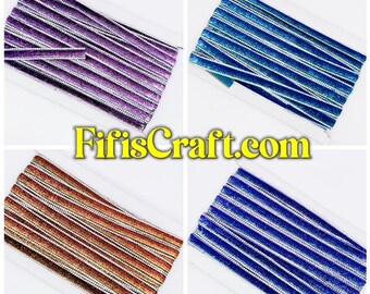 2024 New: 4 colored Rhinestone trim strip on transparent glue by yards, crystal string for craft, quick shipping from USA