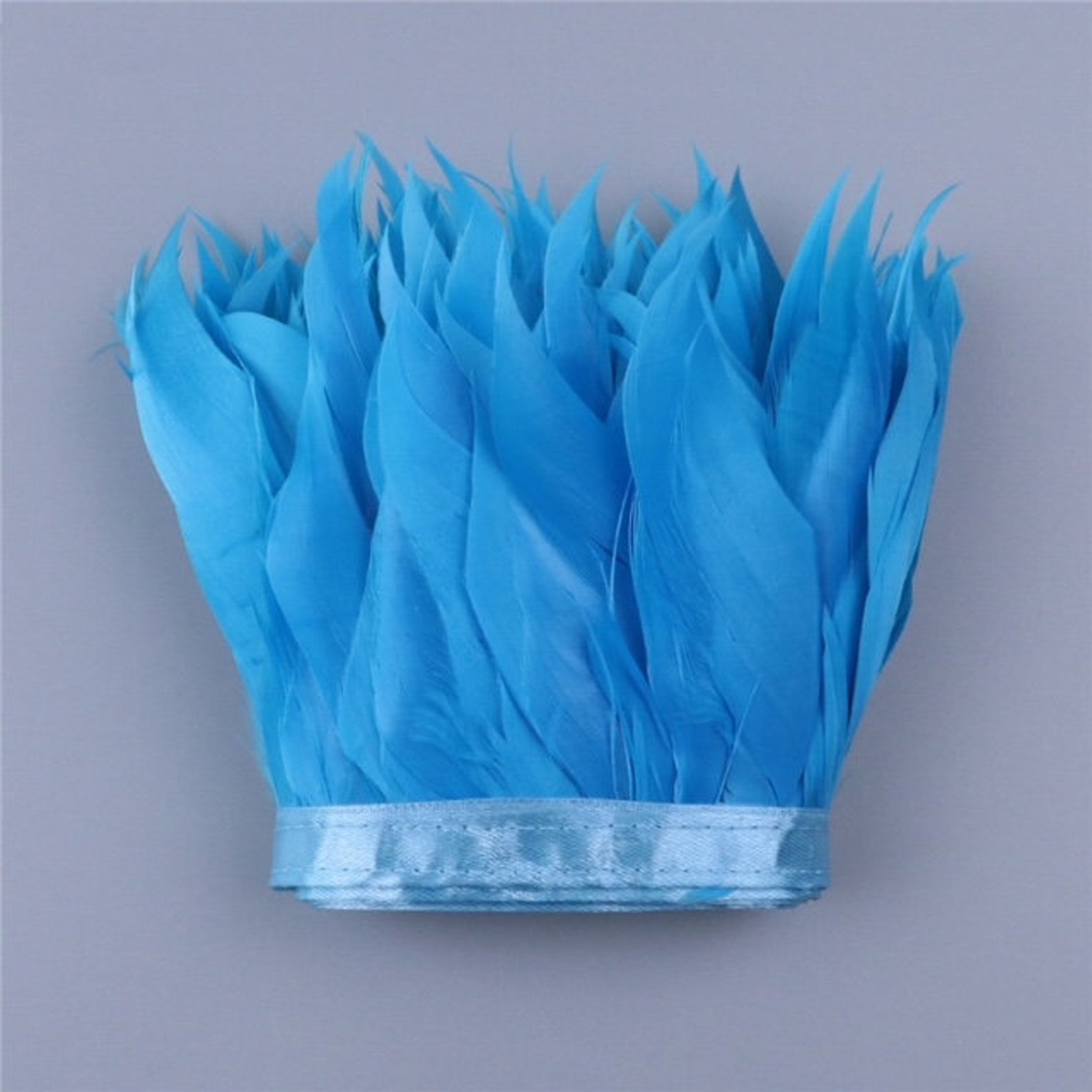 Rooster Feather Trim by Yard Available for Immediate Shipment Etsy