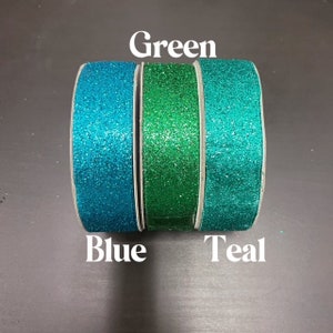 25 Yards/ A roll Nylon Metallic Glitter Ribbon 7/8-inch, 8 colors, immediate shipping from USA, for hair bow, party, wedding, scrap booking, image 6