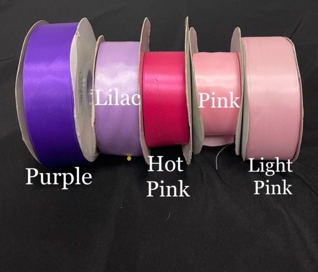 Very Wide Ribbon 1.5 Inches Wide Single Satin Ribbon, 28 Colors Available, Immediate ...