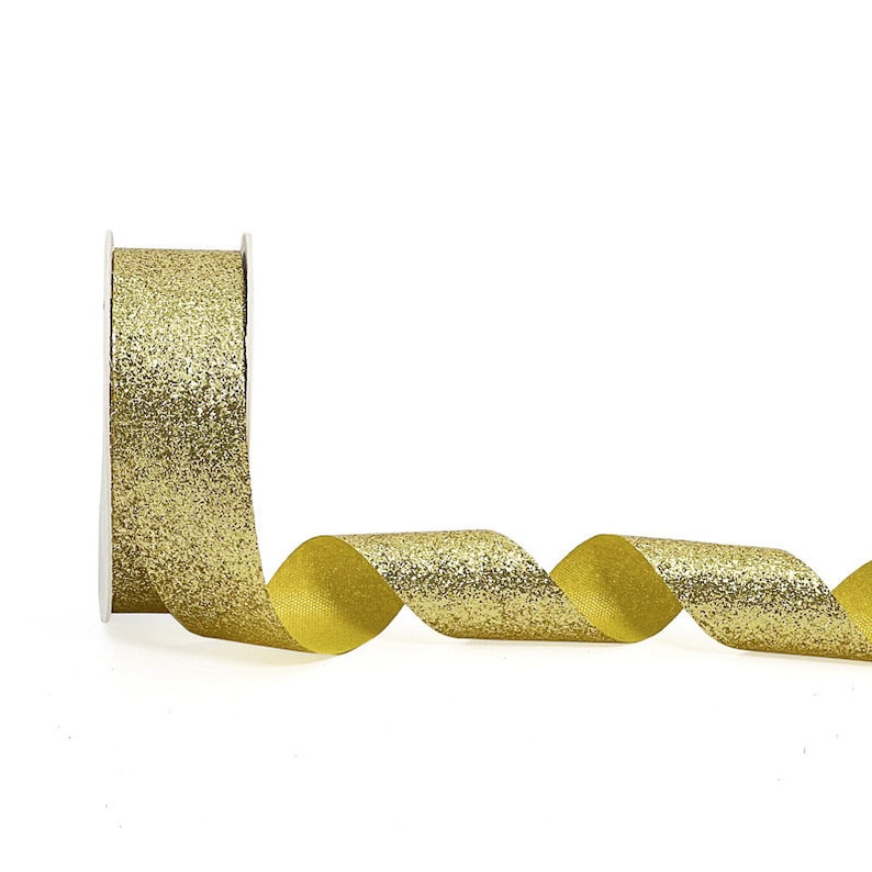 25 Yards/ A roll Nylon Metallic Glitter Ribbon 7/8-inch, 8 colors, immediate shipping from USA, for hair bow, party, wedding, scrap booking, image 9