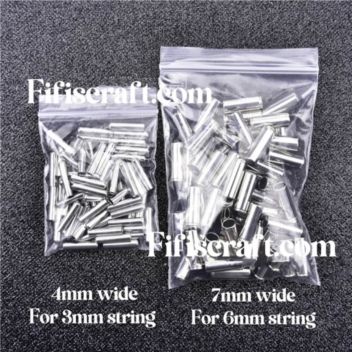 Drawstring Stop 3MM and 6MM Drawstring Cord Stopper, Metal Ends for Drawstrings ...