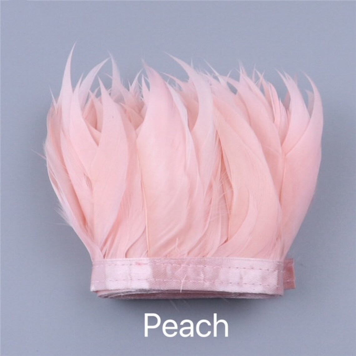 Rooster Feather Trim by Yard Available for Immediate Shipment Etsy