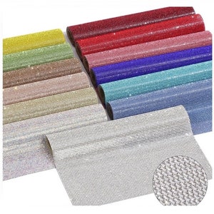 Iron on Rhinestone Sheet, SS8, Hotfix