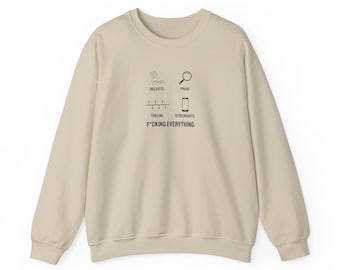 Receipts Proof Timeline RHOSLC Unisex Sweatshirt