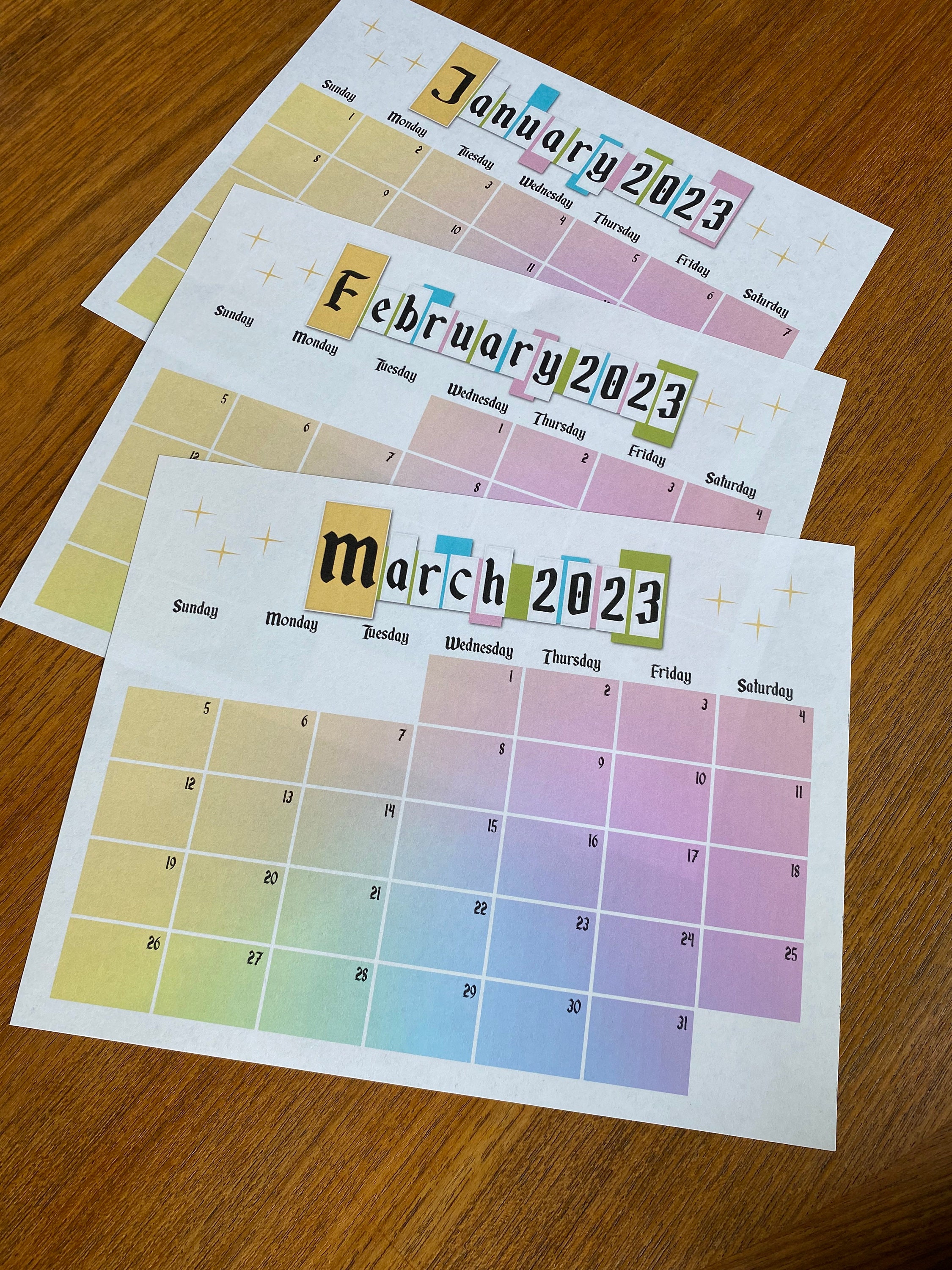 2024/25 Retro Disneyland Style Printable 16-month Calendar Digital ...