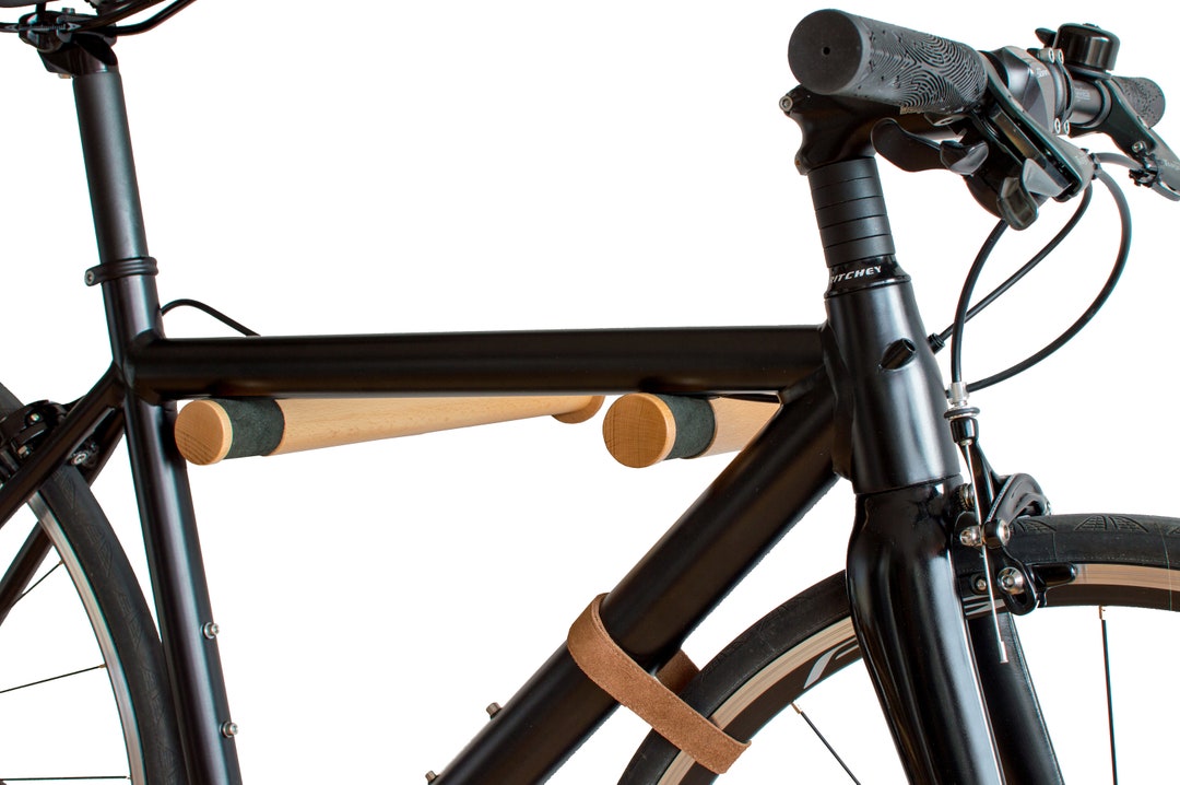 Accrocher Design Attache Velo Garage Support Mural En Bois Pour Vélo Support Mural En Bambou Support