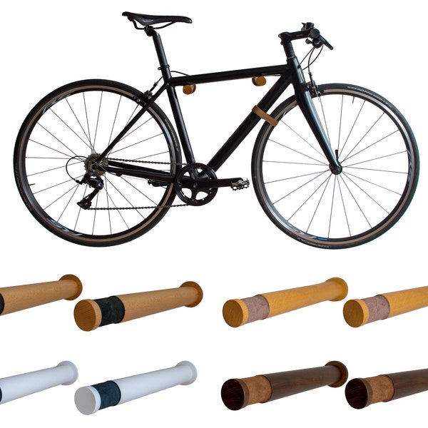 Wandhalterung Fahrrad MONBAK #MB04 Massivholz Rennrad Gravel Bike Urban Fahrradhalter Holz Buche