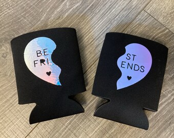 Blikjes- en flessenkoeler, bestie Can-koeler, BFF-koeler, Matching Friends-flessenkoeler