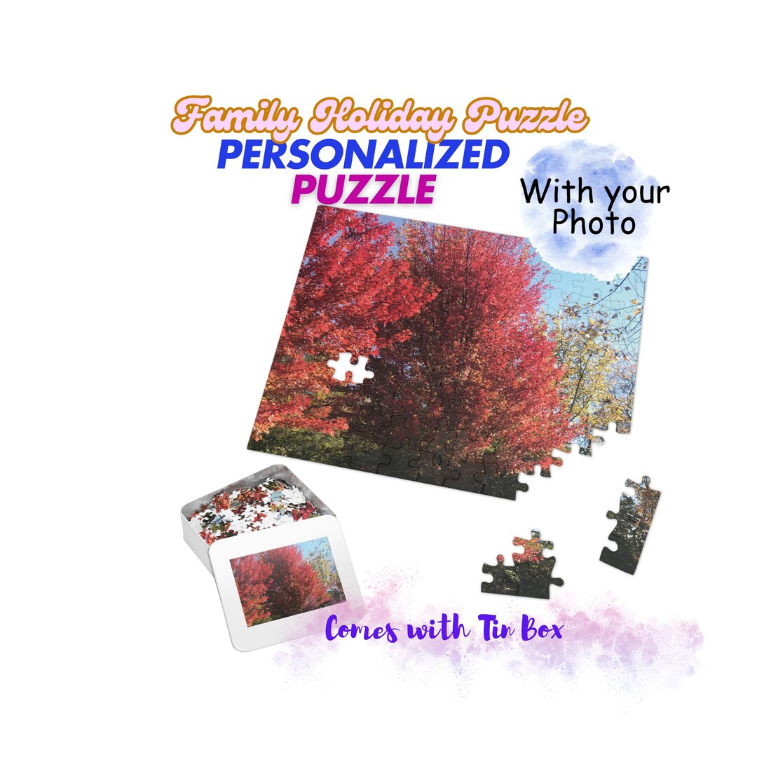 Custom Photo Memory, Family Friend Couple Photo Puzzle, Gift for ...