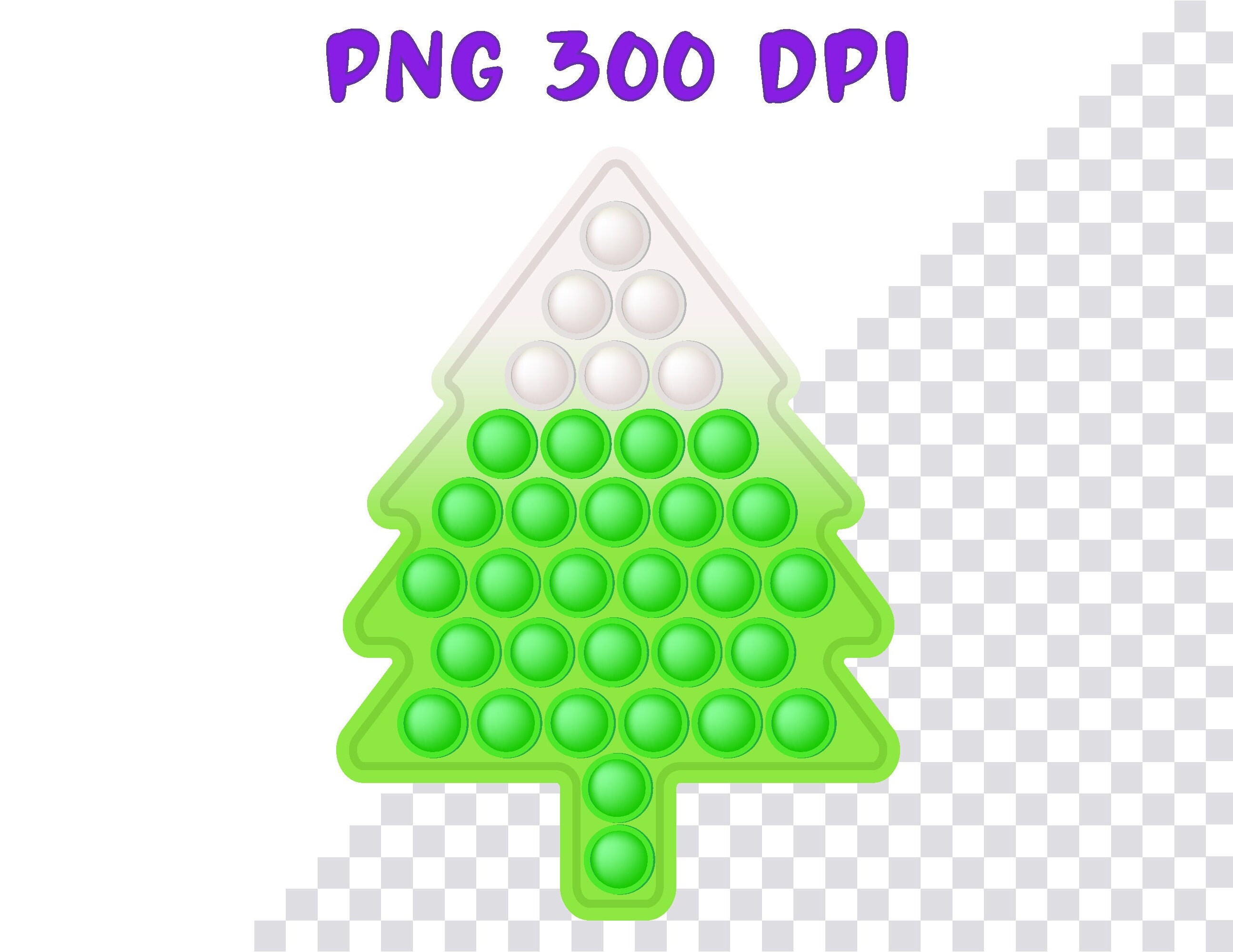 Christmas Pop It Clipart PNG Pop It Christmas Kids Christmas Etsy