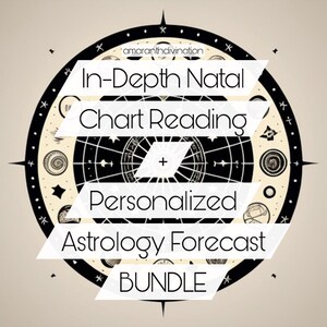 Detaillierte Geburtshorographie/Astrologie-Vorhersage im BUNDLE! Sternzeichen Akasha Chroniken Horoskop Prediction Wahrsagen Psychic Intuitiv