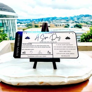 Spa Day Gutschein, Spa Geschenk für Sie, Verwöhntag, Folie Ticket, personalisierte Gutschein, personalisierte Geschenk, Folie Gutschein, Valentinstag Überraschungsgeschenk