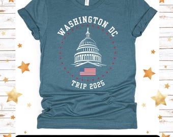 Name Personalization on the Back, Washington DC Trip 2025, State Capital Tour, White House, Classroom Trip, Family Trip to Washington DC