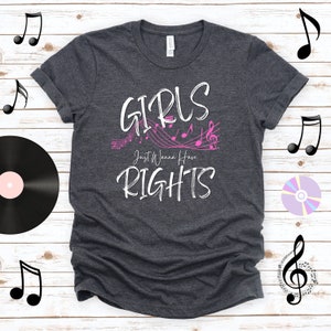 Girls Just Wanna Have Rights, Music Tour 2023, Music Concert Tour 2023, Music Rocks, Music Notes, Music Graphic Tee, Rosado, I Love Pink