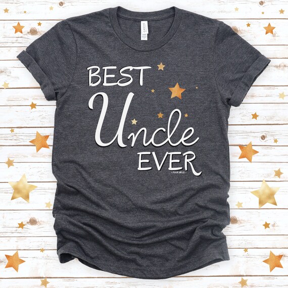 Uncle Since [Any Year] Funny Birthday T-Shirt – Novelty Gift For Him, 100% Cotton