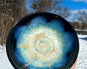 Blue and Black Bowl