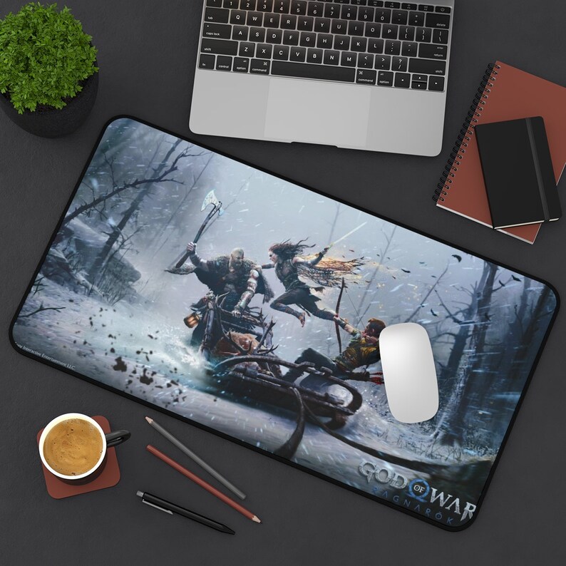 God of War Ragnarok Desk Mat God of War Mouse Pad God of Etsy Hong Kong